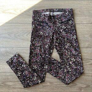 Club Monaco  Floral Corduroy Skinny Jeans
